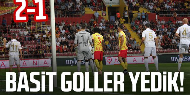Basit goller yedik! Kayserispor - Samsunspor maç sonucu