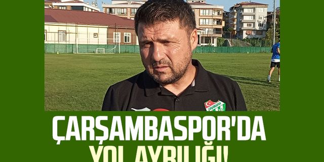 Çarşambaspor'da Teknik Direktör Ünsal Yaşar ile yol ayrılığı!