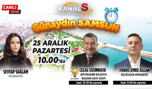 Sevtap Sağlam ile Günaydın Samsun 25 Aralık Pazartesi