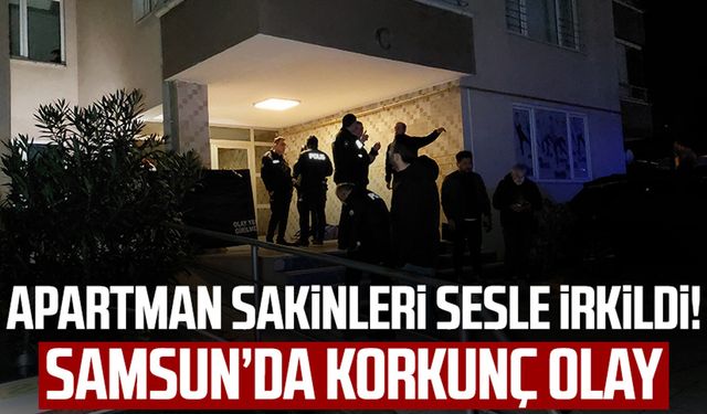 Apartman sakinleri sesle irkildi! Samsun'da 12. kattan atladı