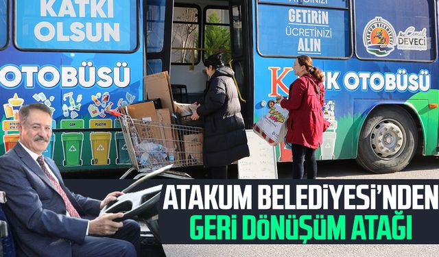 Atakum Belediyesi’nden Katık Otobüsü ile geri dönüşüm atağı