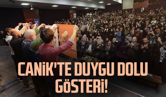 ‘Gün Doğmadan’ Canik’te sahneledi! Duygusal anlar