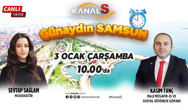 Sevtap Sağlam ile Günaydın Samsun 3 Ocak Çarşamba