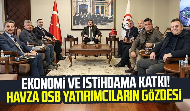 Samsun'da ekonomi ve istihdama katkı! Havza OSB yatırımcıların gözdesi