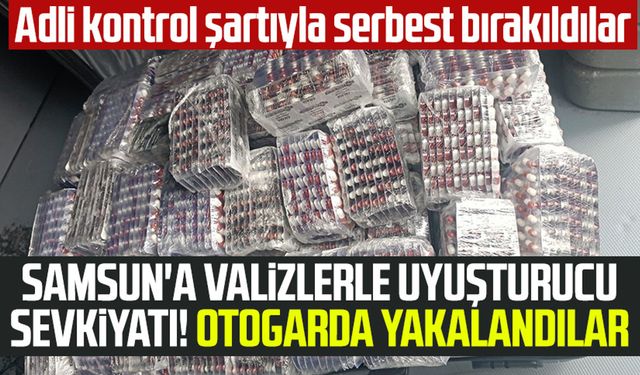 Samsun'a valizlerle uyuşturucu sevkiyatı! Otogarda yakalandılar: Karar belli oldu