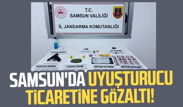 Samsun'da uyuşturucu ticaretine gözaltı!