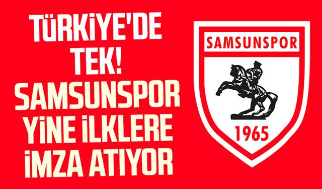 Türkiye'de tek! Samsunspor oyun zekası verisini kullanan ilk kulüp oldu