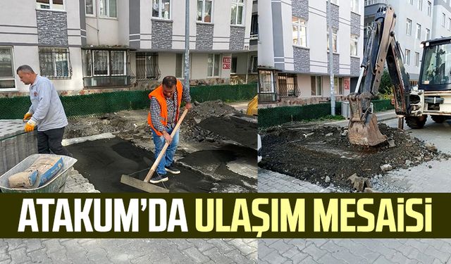 Atakum’da ulaşım mesaisi