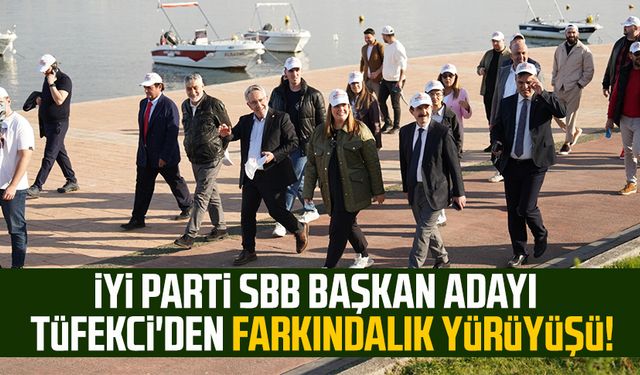 İYİ Parti SBB Başkan Adayı İmren Nilay Tüfekci'den farkındalık yürüyüşü!