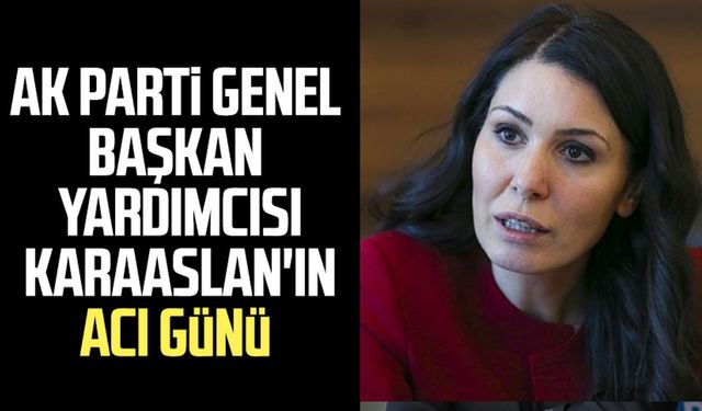 AK Parti Genel Başkan Yardımcısı Çiğdem Karaaslan'ın acı günü