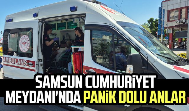 Samsun Cumhuriyet Meydanı'nda 4 yaşındaki çocuk ekipleri harekete geçirdi