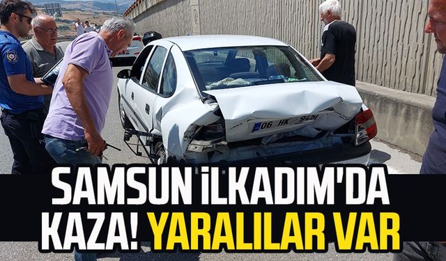 Samsun İlkadım'da kaza! Yaralılar var