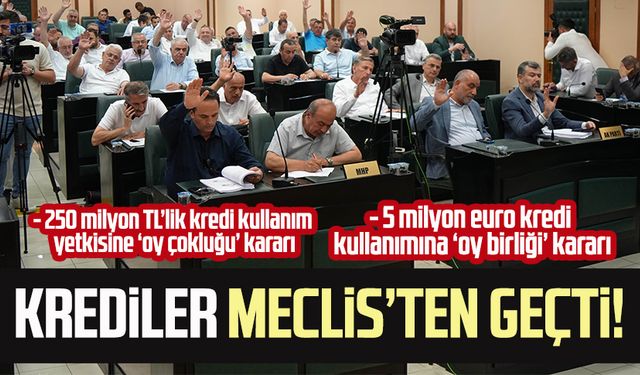 Krediler Samsun Büyükşehir Belediye Meclisi’nden geçti!