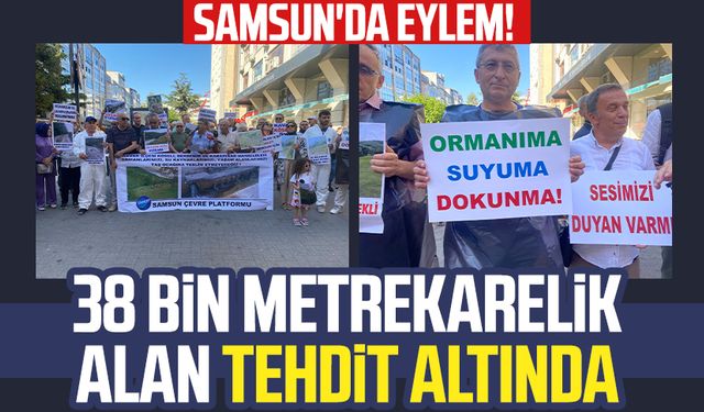 Samsun'da taş ocağı tepkisi: 38 bin metrekarelik alan tehdit altında