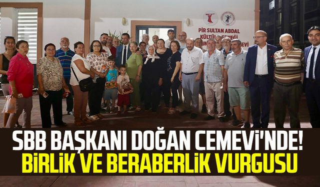 Başkan Halit Doğan Cemevi'nde! Birlik ve beraberlik vurgusu yaptı