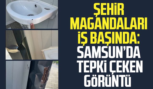 Şehir magandaları iş başında: Samsun Atakum sahilinde tepki çeken görüntü