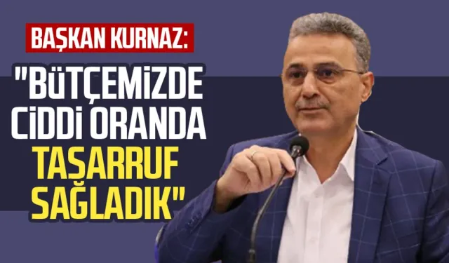 İlkadım Belediye Başkanı İhsan Kurnaz: "Bütçemizde ciddi oranda tasarruf sağladık"