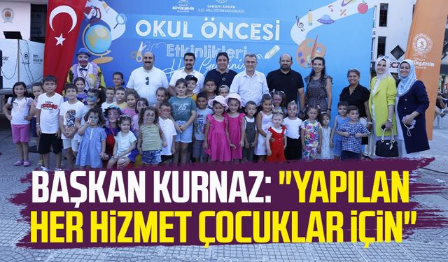 İlkadım Belediye Başkanı İhsan Kurnaz: "Yapılan her hizmet çocuklar için"