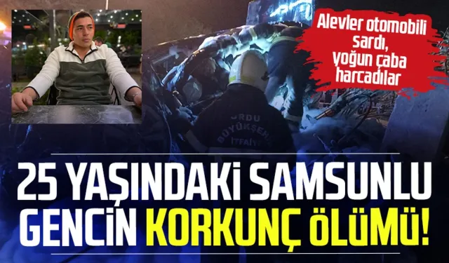 Samsunlu genç Resul Çelik'in korkunç ölümü!