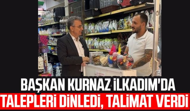 İlkadım Belediye Başkanı İhsan Kurnaz talepleri dinledi, talimat verdi