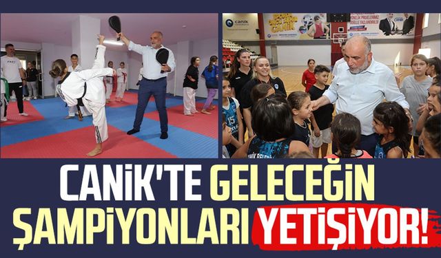 Canik'te geleceğin şampiyonları yetişiyor!