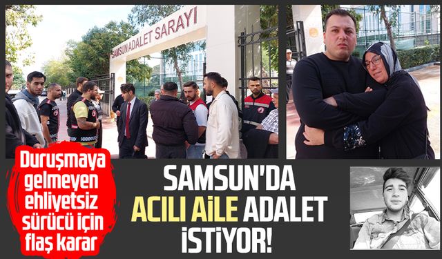 Samsun'da motokurye Sefa Şerif Efe'nin ailesi adalet istiyor!