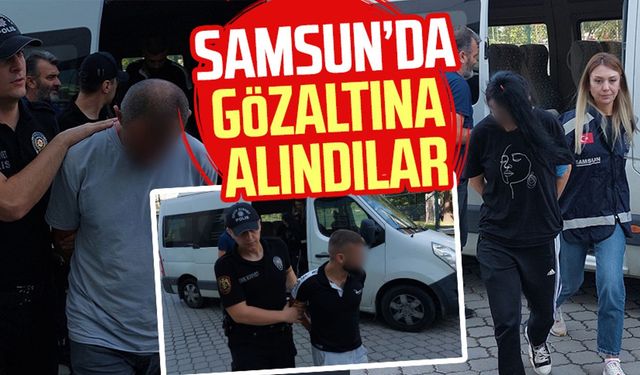 Samsun'da uyuşturucu operasyonu: 3 gözaltı