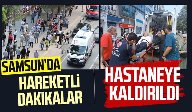 Samsun'da CHP'nin 101. yıl töreninde İlçe başkanı Metin Telatar fenalık geçirdi