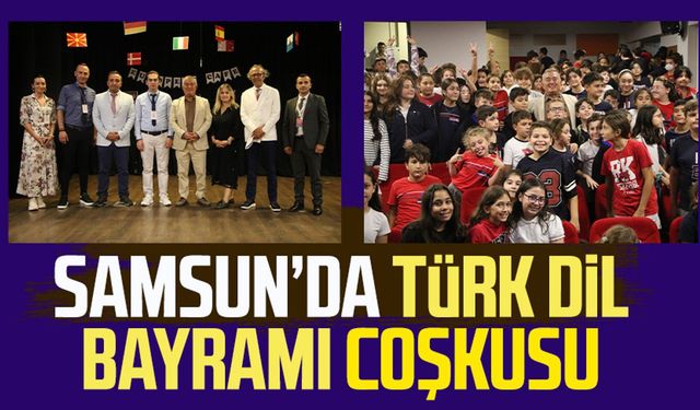 Samsun'da Türk Dil Bayramı coşkusu