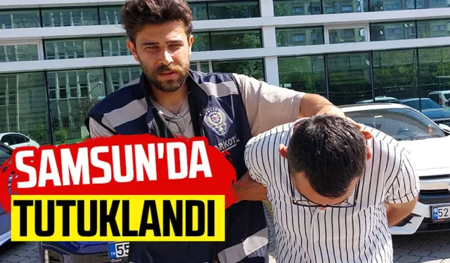 Samsun'da evinde uyuşturucu ile yakalandı