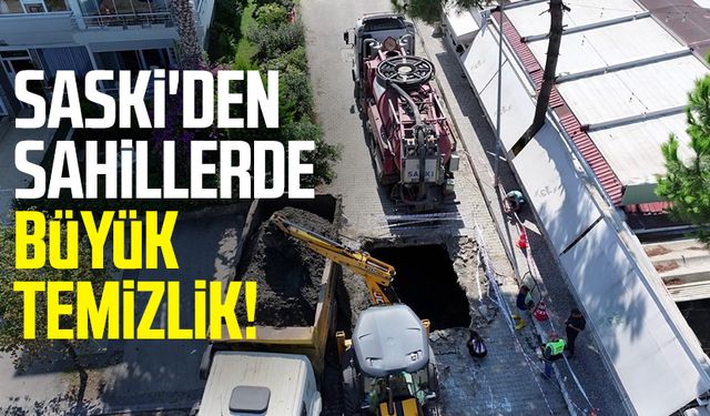 SASKİ'den sahillerde büyük temizlik!