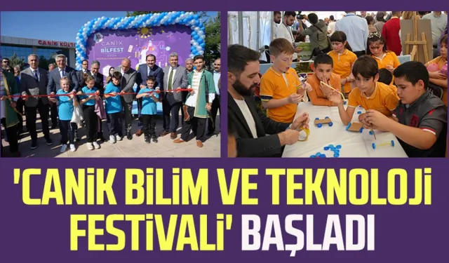 'Canik Bilim ve Teknoloji Festivali' başladı