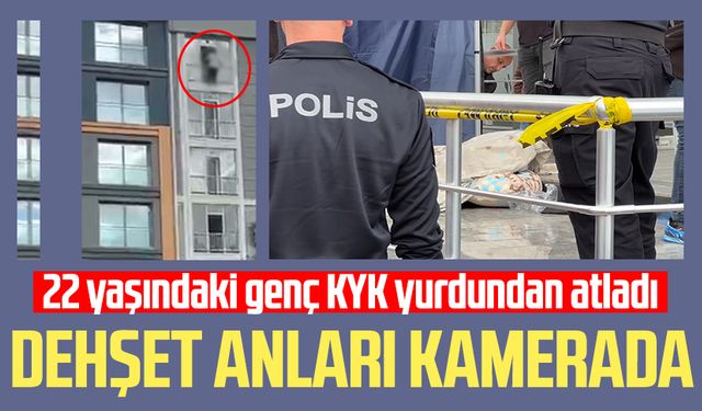 Samsun'da Doğuş Can Kavaklı'nın intihar anı kamerada!