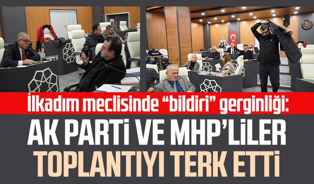 İlkadım meclisinde “bildiri” gerginliği: AK Parti ve MHP'liler toplantıyı terk etti