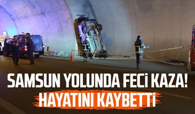 Samsun yolunda feci kaza! Hakan Sarıkaya hayatını kaybetti