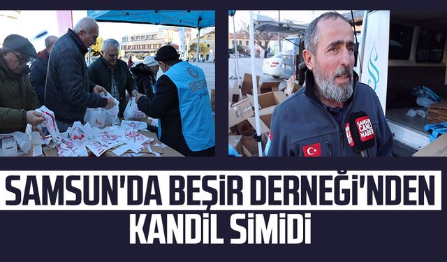 Samsun'da Beşir Derneği'nden kandil simidi