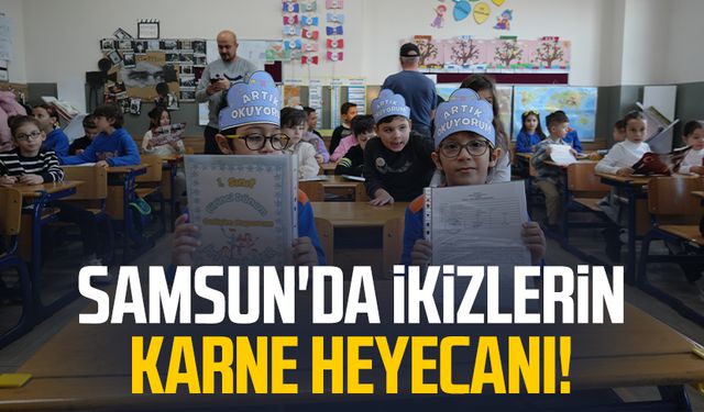 Samsun'da 16 ikizin karne heyecanı!