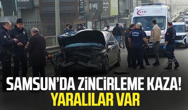 Samsun'da sağlık çalışanı kazada yaralandı!