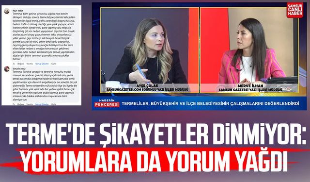 Terme'de şikayetler dinmiyor: Yorumlara da yorum yağdı