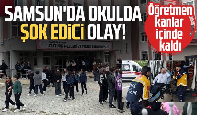 Samsun'da okulda dehşet anları! İlk olayı değil