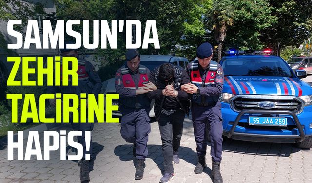 Samsun'da evinde yasaklı madde bulunan zehir tacirine hapis