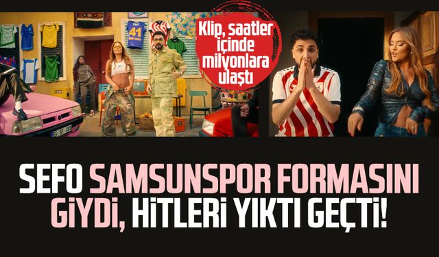 Sefo, Samsunspor formasını giydi, hitleri yıktı geçti! 55 plaka detayı