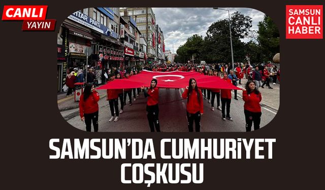 Samsun'da 29 Ekim kutlamaları - CANLI