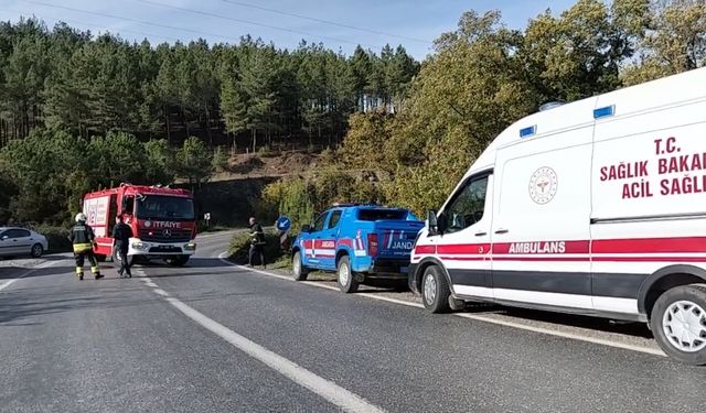 Bafra’da otomobil kanala uçtu: 1 yaralı