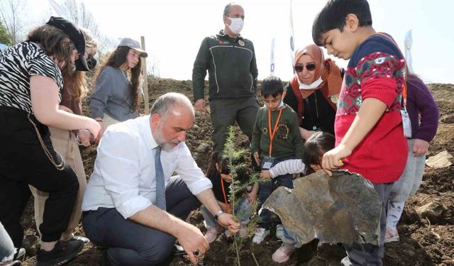 Canik’te fidanlar toprakla buluştu