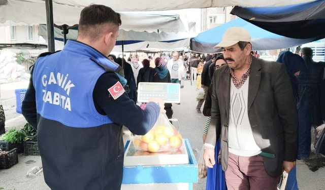 Canik’te semt pazarlarına yakın takip