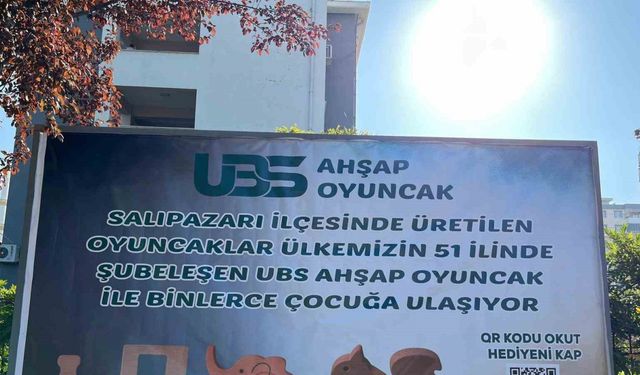 İlçede çocuklara ücretsiz QR kodla oyuncak sürprizi