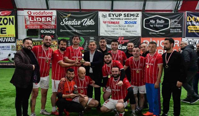 Terme’de futbol turnuvası şöleni