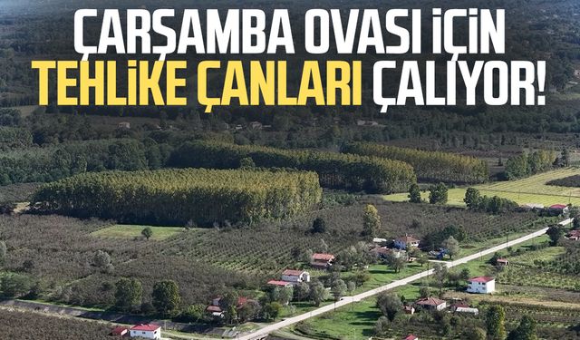 Çarşamba Ovası için tehlike çanları çalıyor! Yapısı değişiyor