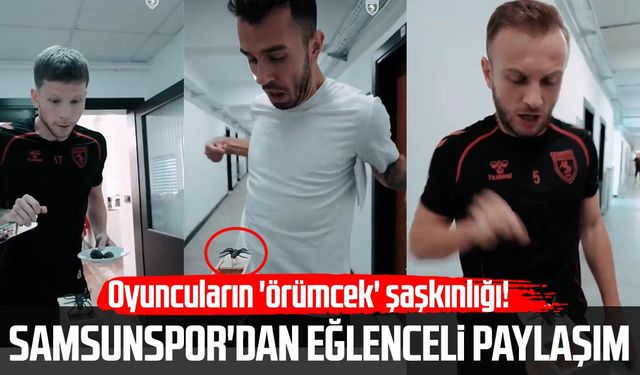 Samsunspor'dan eğlenceli paylaşım!